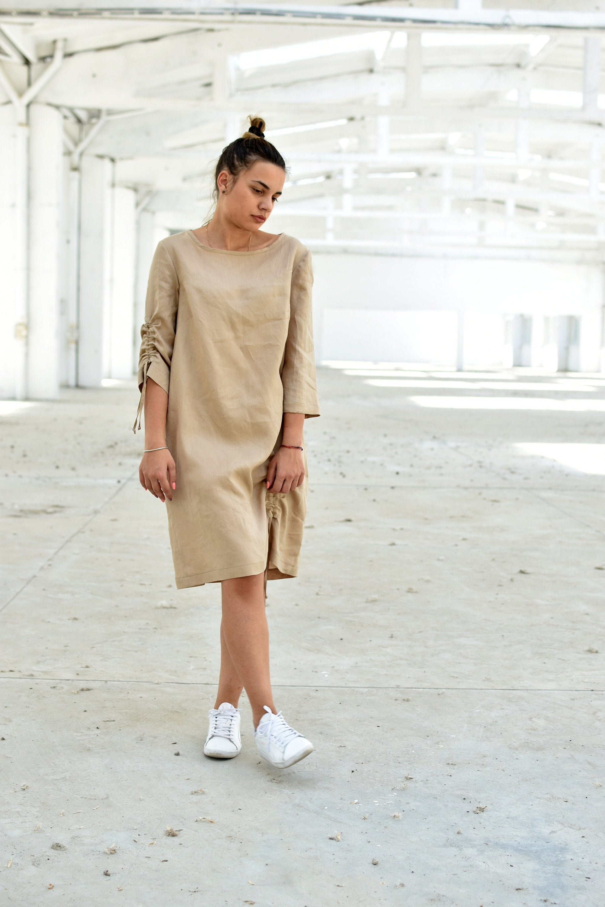 beige dress style Cream Beige Slim Fit Suit EU50/US50 main image 1