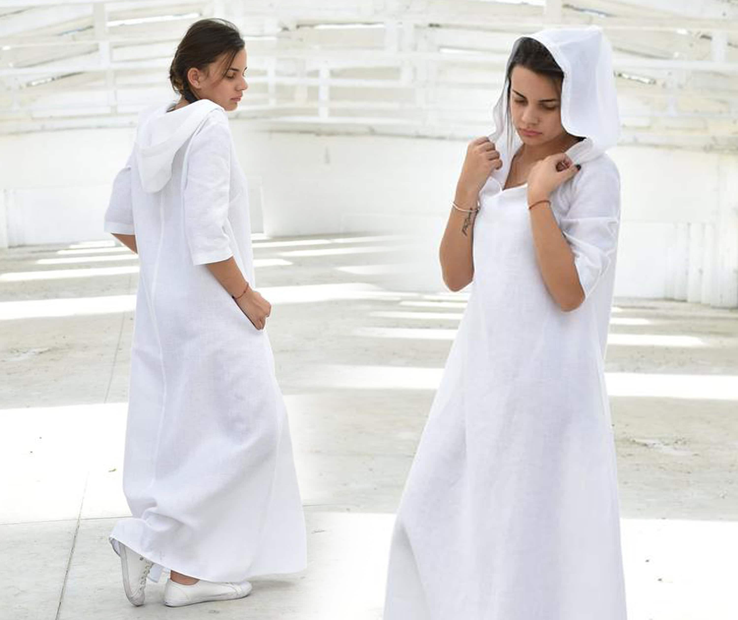 【関税込み】off-white Long hooded dress Off-White Long Hooded Dress | italist