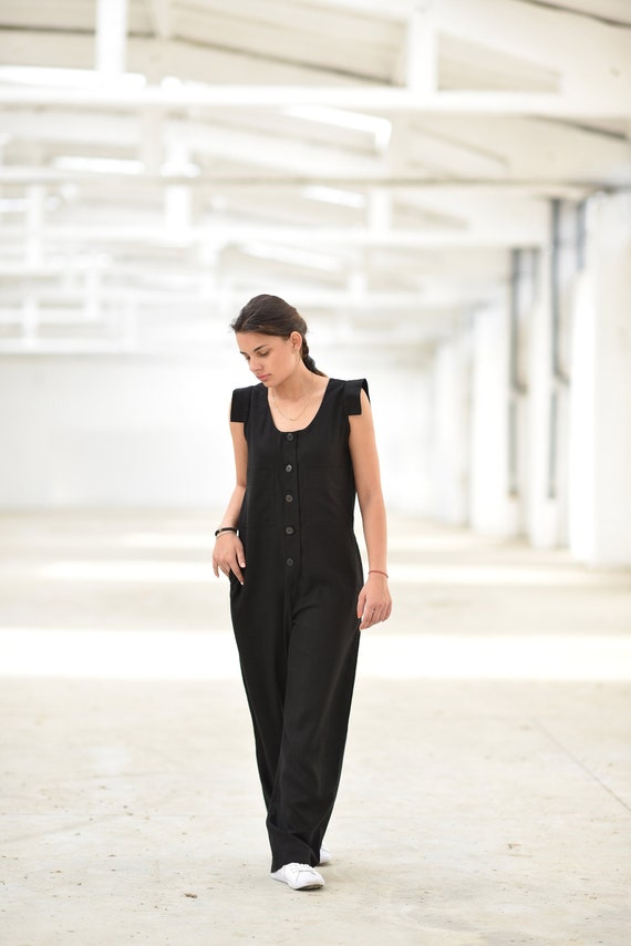 etsy linen jumpsuit