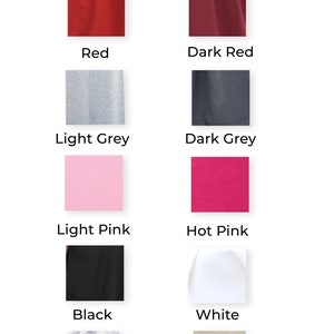 Puede incluir: Cat&aacute;logo de colores con muestras de rojo, rojo oscuro, gris claro, gris oscuro, rosa claro, rosa intenso, negro, blanco, m&aacute;rmol gris p&uacute;rpura y beige claro.