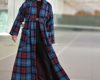 ジャケット・アウター URU WOOL CHECK BELTED COAT il_340x270.4282101432_32dx.jpg