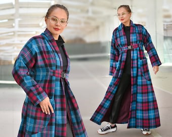 ジャケット・アウター URU 19AW WOOL CHECK BELTED COAT il_340x270.4333036865_c6uh.jpg