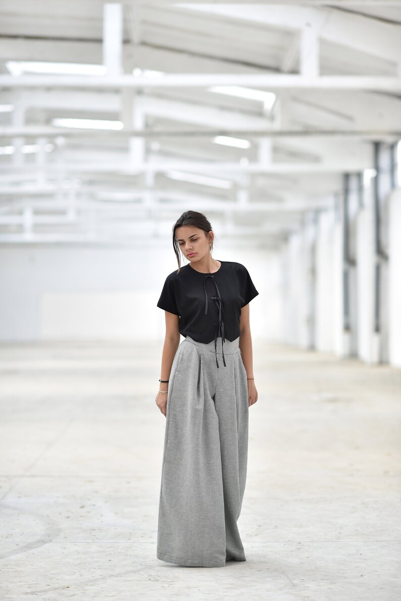 Harem Pants Pants For Women Linen Pants Wide Leg Pants Wool Pants Long Maxi Pants Drop Crotch Pants Baggy Pants Urban Clothing
