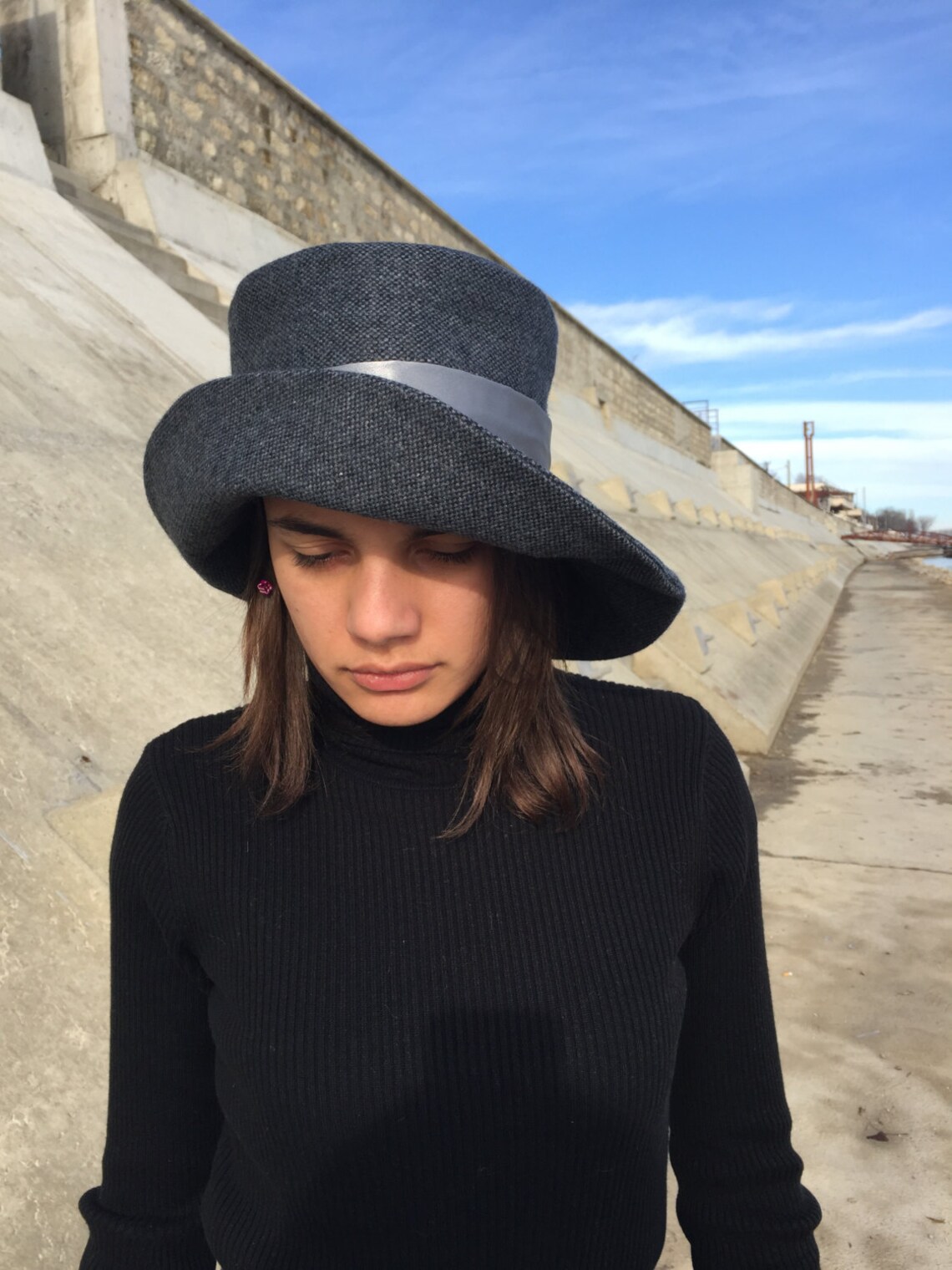 Women Hat Wool Hat Designer Hat Fashion Hat Elegant Hat Etsy