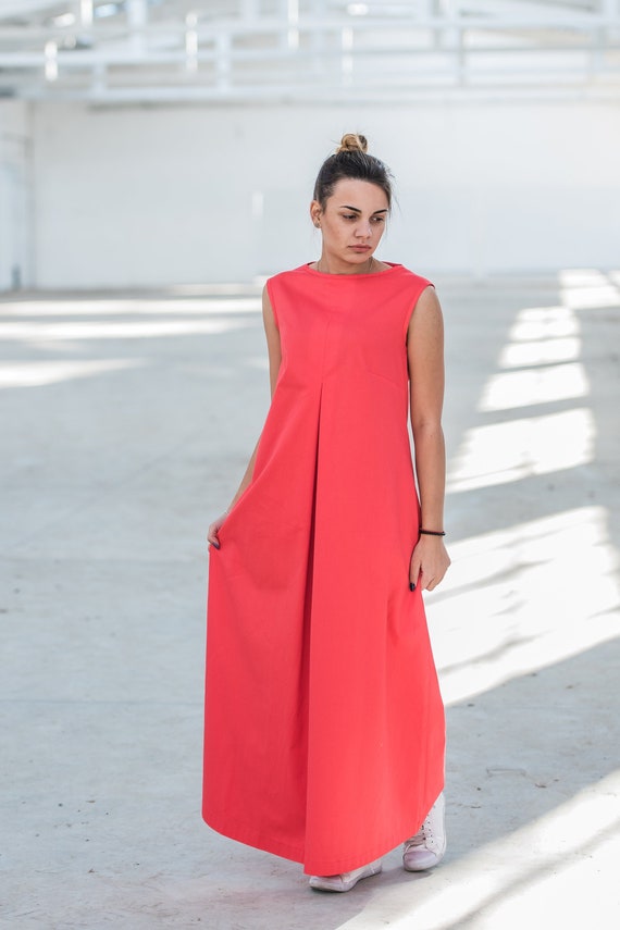 coral maxi dress for wedding Coral Bridesmaid Dress, Pink Bridesmaid Dress, Coral Wedding, Coral Dress, Salmon Pink Dress, Coral Long Dress, Coral Infinity Dress, Coral