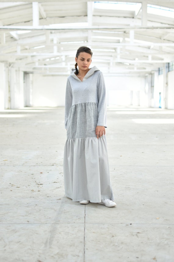 Long sweatshirt dress plus clearance size