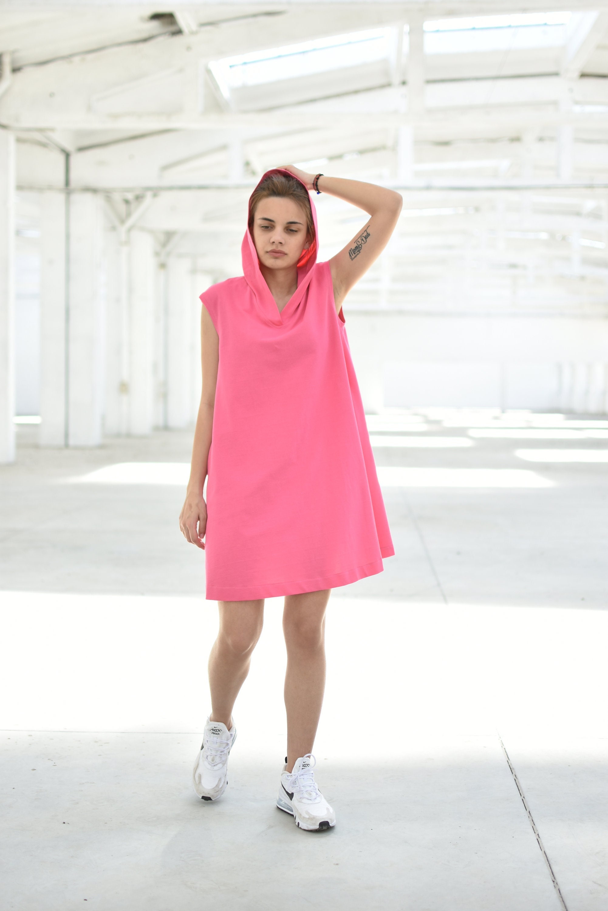pink tent dress KAAREM