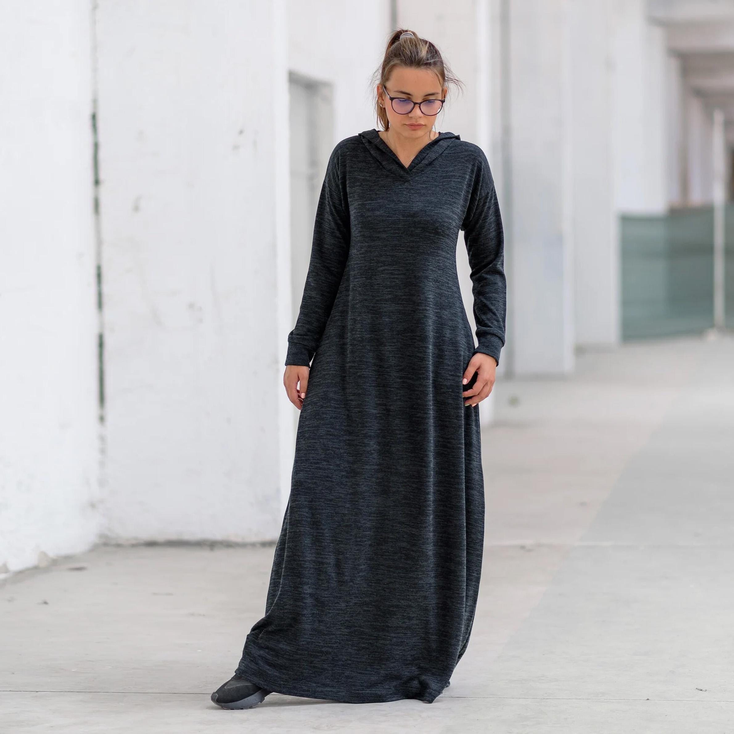 knee length dresses for ladies Mauve Knit Sweater Satin Maxi Dress Set - Women's Sets