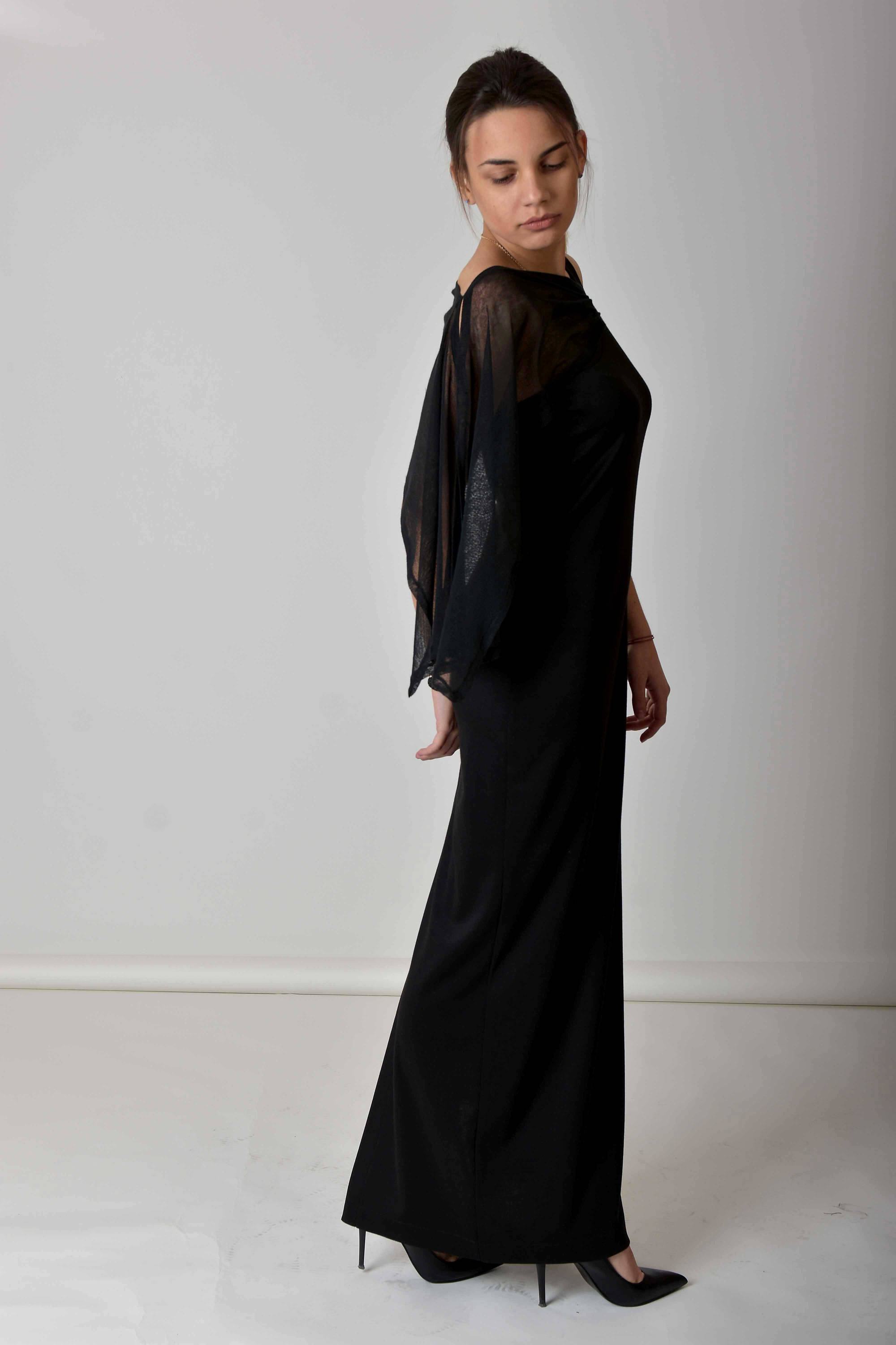 Black Maxi Dress Gothic Dress Plus Size Dress Summer Dress | Etsy