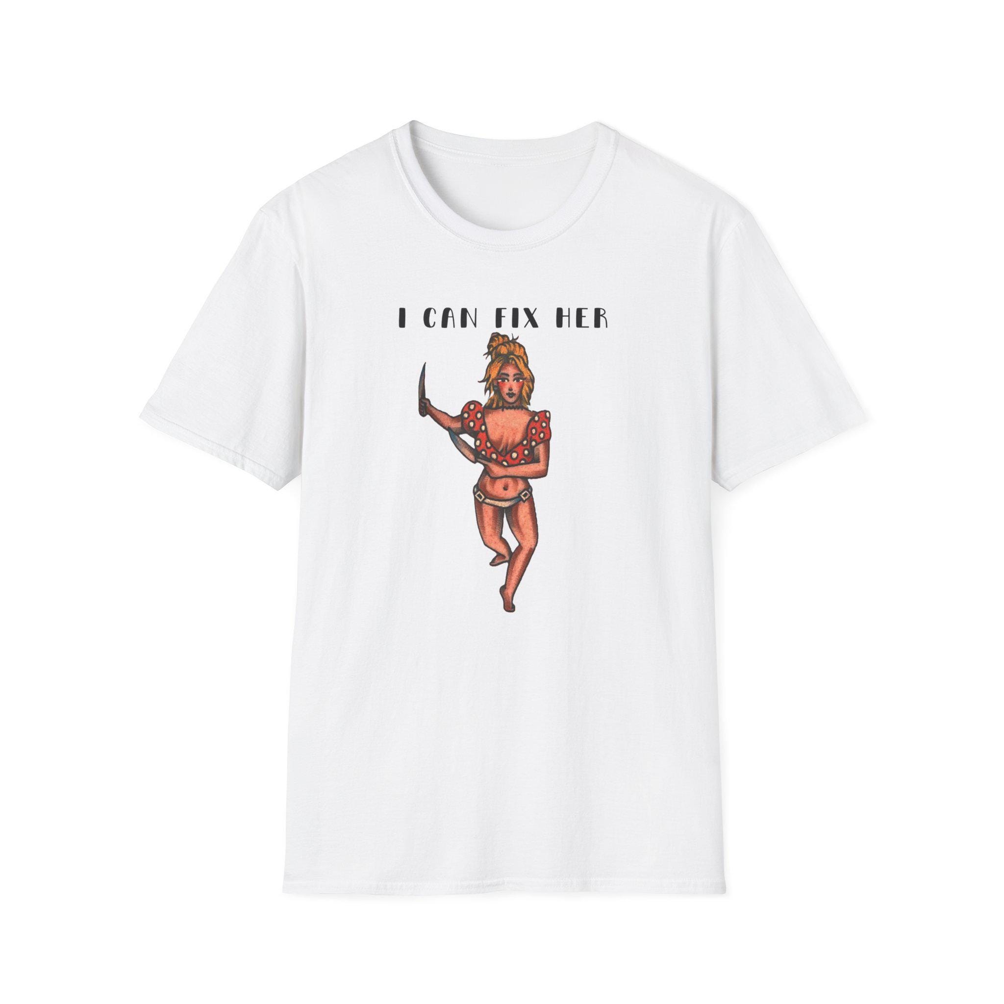 I Can Fix Her Shirt - Unisex Softstyle Britney Spears T-shirt