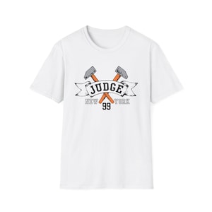 Judge 99 New York Crew - Unisex Softstyle T-Shirt Funny Hardcore Judge Shirt New York Baseball tee