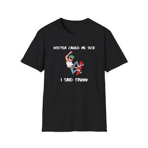 Sick Skateboard shirt - Unisex Softstyle t-shirt funny skateboarding tshirt