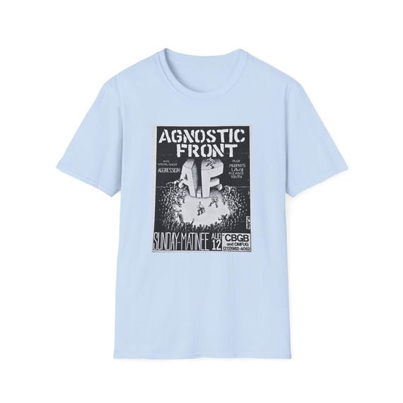ヴィンテージ 80s 1989年 AGNOSTIC FRONT Tシャツ ヴィンテージ 80s 1989年 AGNOSTIC FRONT Tシャツ Vintage Agnostic Front