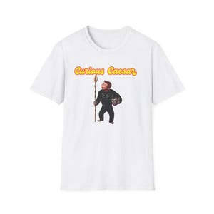 Curious Caesar - Unisex Softstyle T-Shirt 80s Mashup shirt Curious Caesar tshirt Curious tee