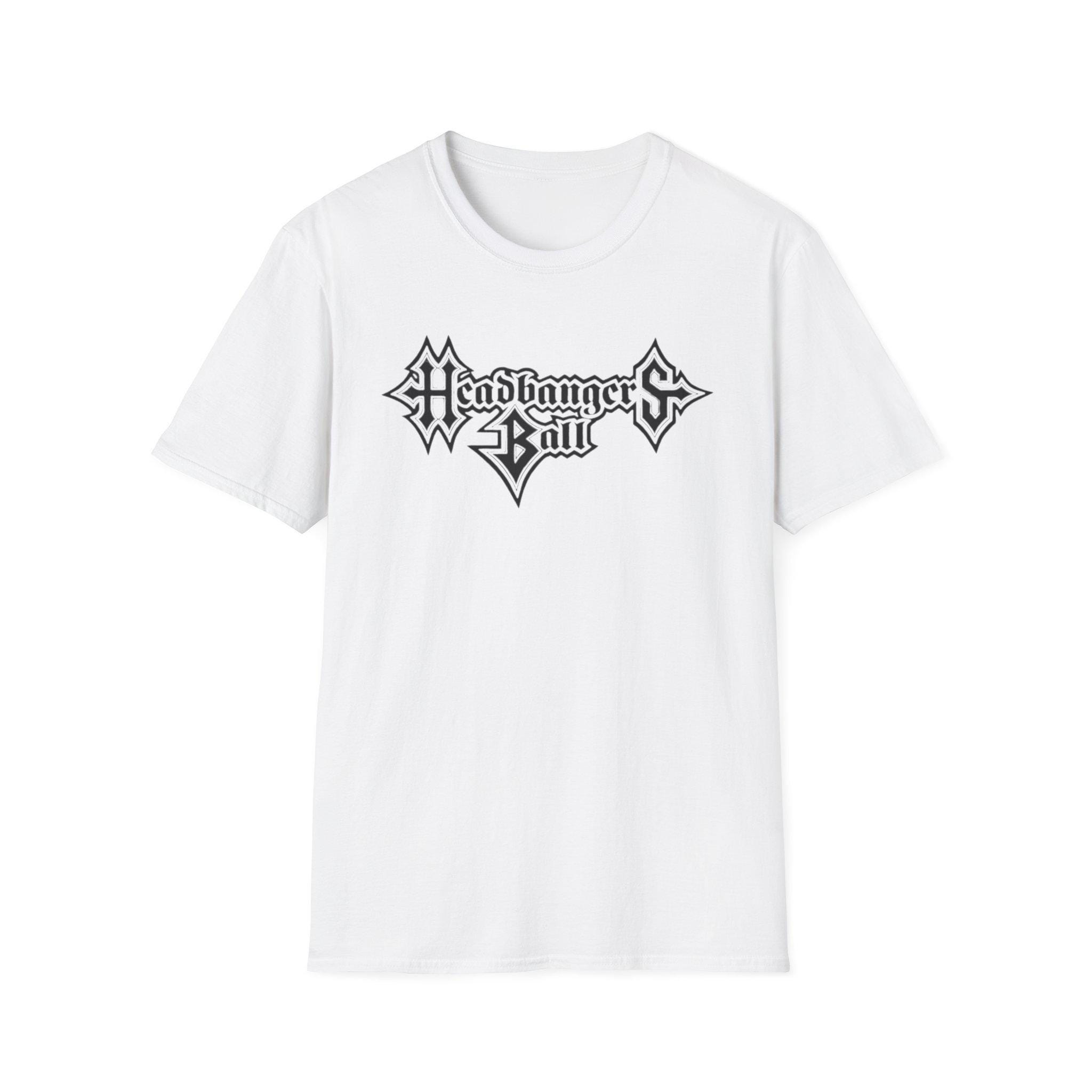Headbangers Ball - Unisex Softstyle T-shirt Retro Headbangers Ball 