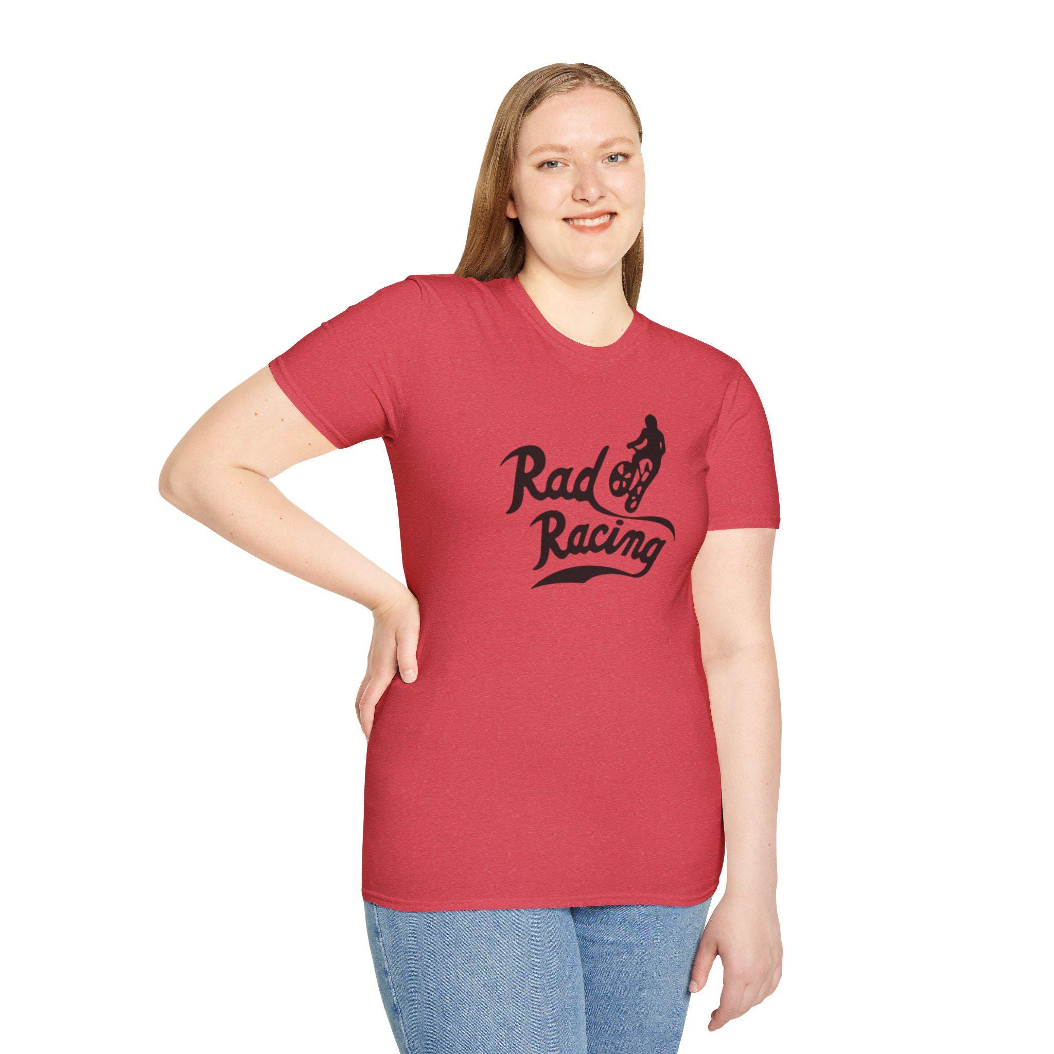 thumbnail image 2 of RAD RACING 80'S MOVIE NOSTALGIA T-Shirt - Gildan Crew Neck, Men's Regular Fit SM-4XL 2 of 6