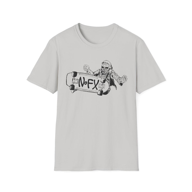 NOFX-shirt - NOFX-uniseks NOFX-t-shirt softstyle jaren 90 punk vintage skateboard Nofx skater jaren 90 NOFX-flyer geïnspireerde tshirt afbeelding 2