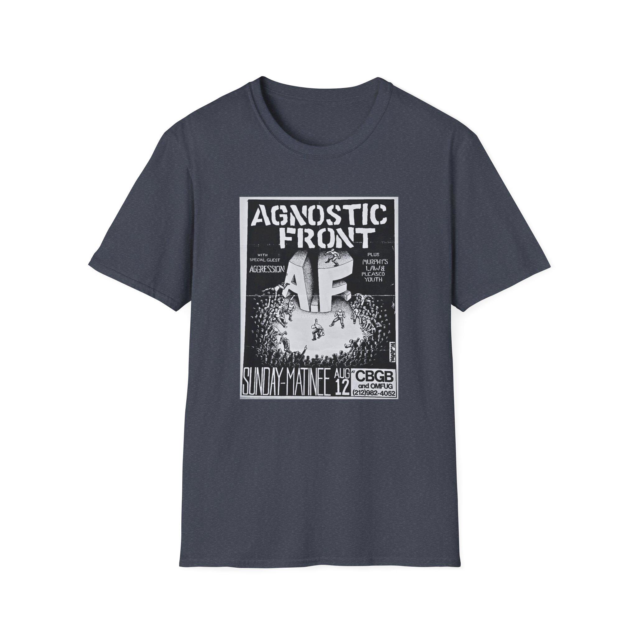 Agnostic Front Shirt - Unisex Softstyle T-shirt Agnostic Front Old