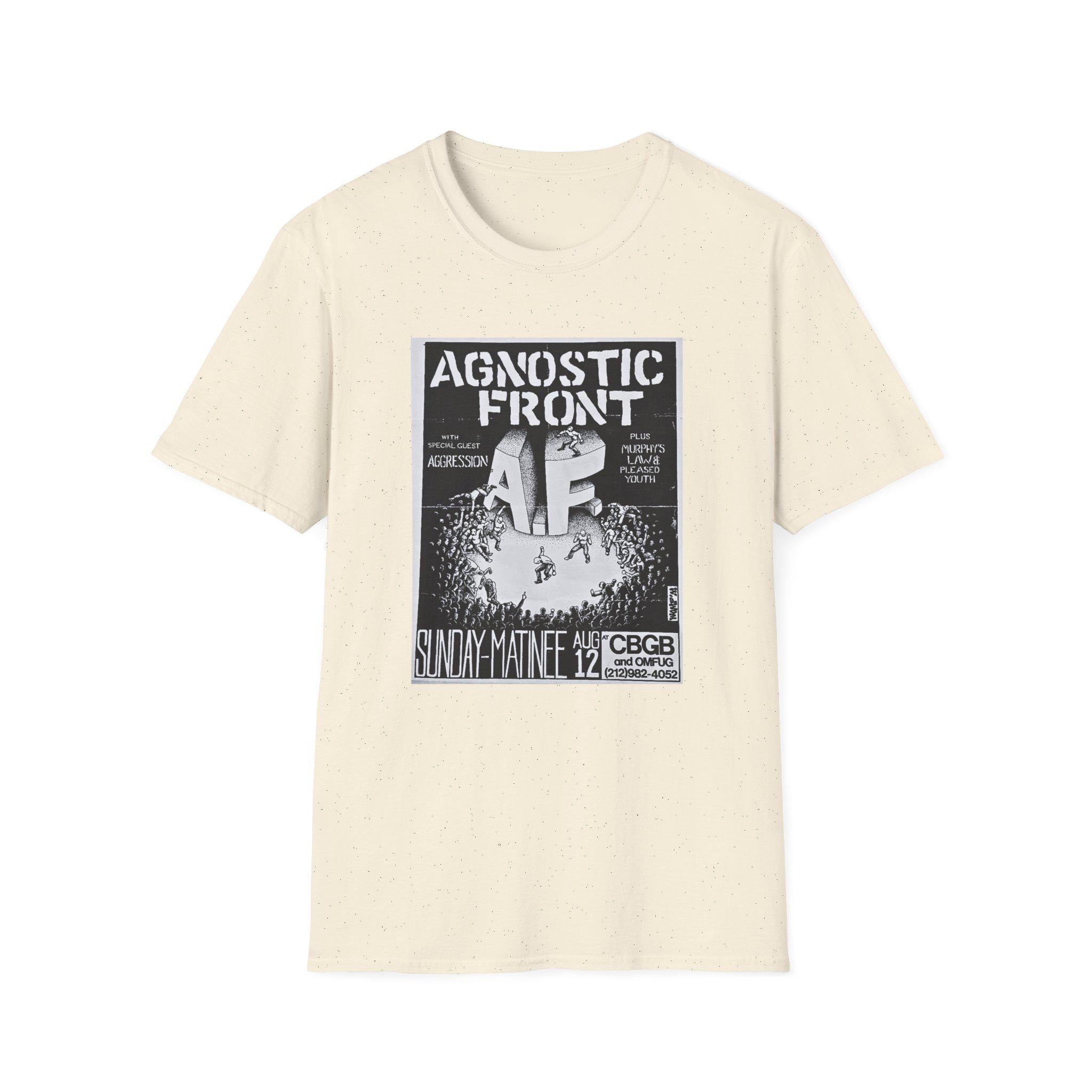 ヴィンテージ 80s 1989年 AGNOSTIC FRONT Tシャツ ヴィンテージ 80s 1989年 AGNOSTIC FRONT Tシャツ