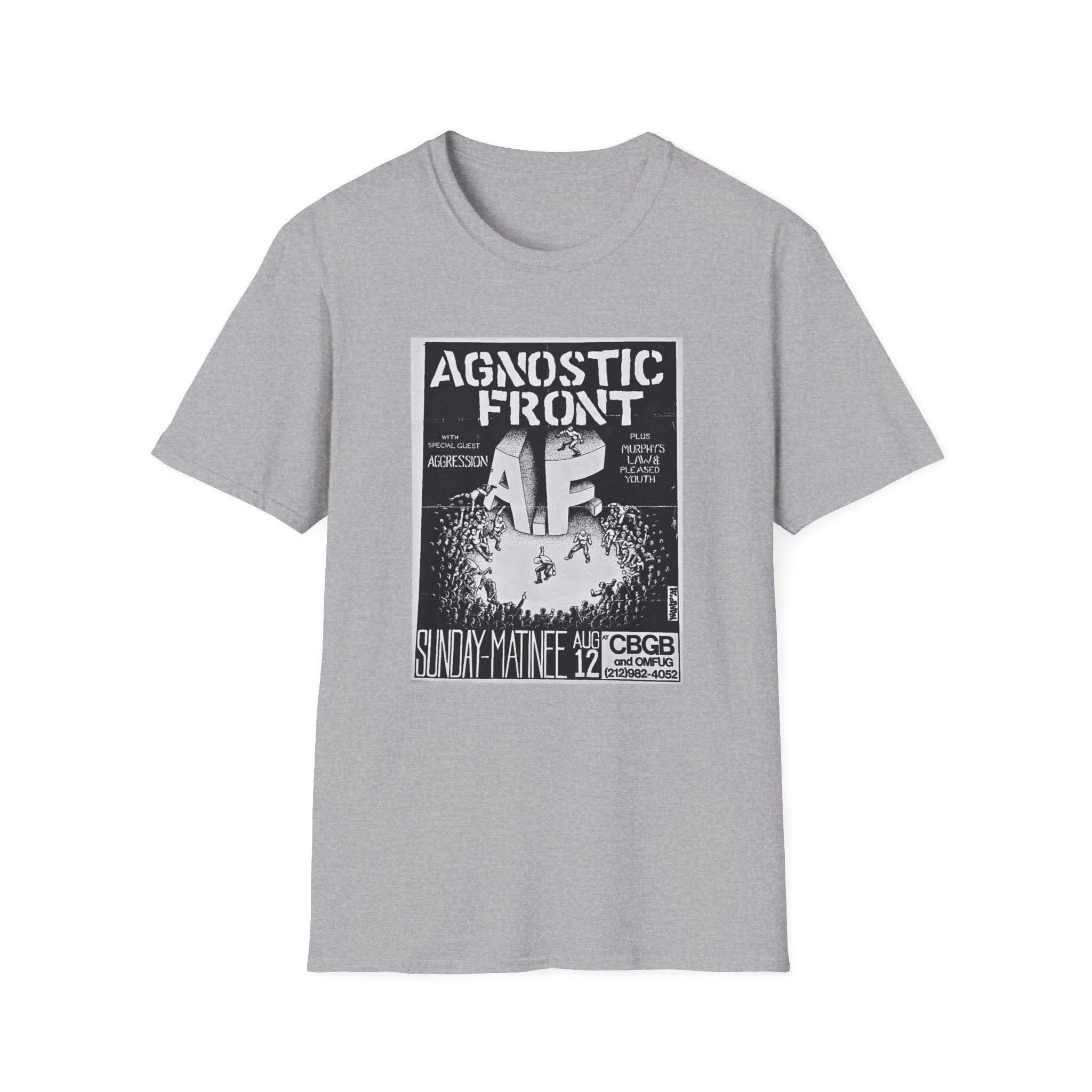 Agnostic Front Shirt - Unisex Softstyle T-shirt Agnostic Front Old