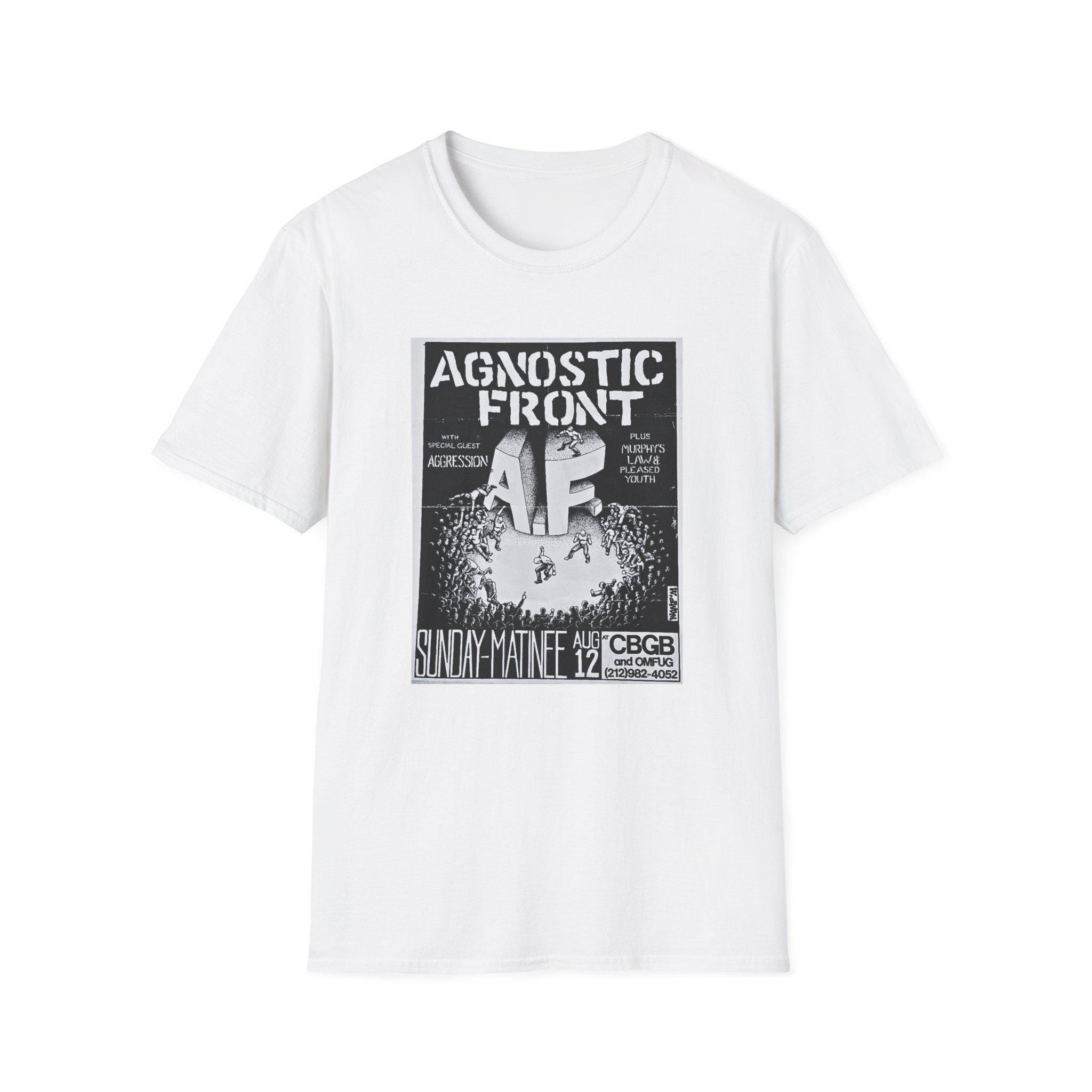Agnostic Front Shirt - Unisex Softstyle T-shirt Agnostic Front Old