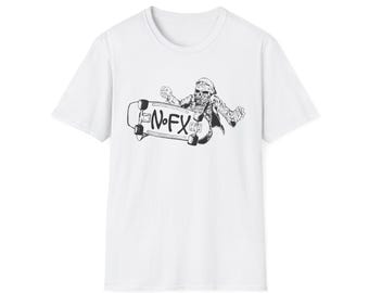 NOFX shirt - Unisex Softstyle NOFX t-shirt 90s Punk vintage skateboard Nofx skater 90s NOFX flyer inspired tshirt