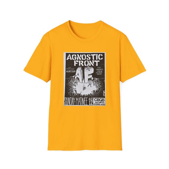 Agnostic Front Shirt - Unisex Softstyle T-shirt Agnostic Front Old