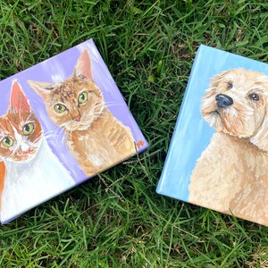 Acrylic Pet Portrait