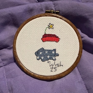 Minnie Mouse Classic Icon Inspired Small Cross stitch - Disney Cruise Fish Extender Crochet Pattern
