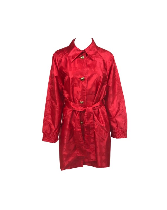 MOSCHINO Vintage Logo Coat Duster Jacket by Cheap
