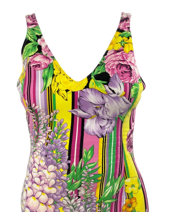 VERSUS by GIANNI VERSACE Vintage 1990s Floral Pri… - image 5