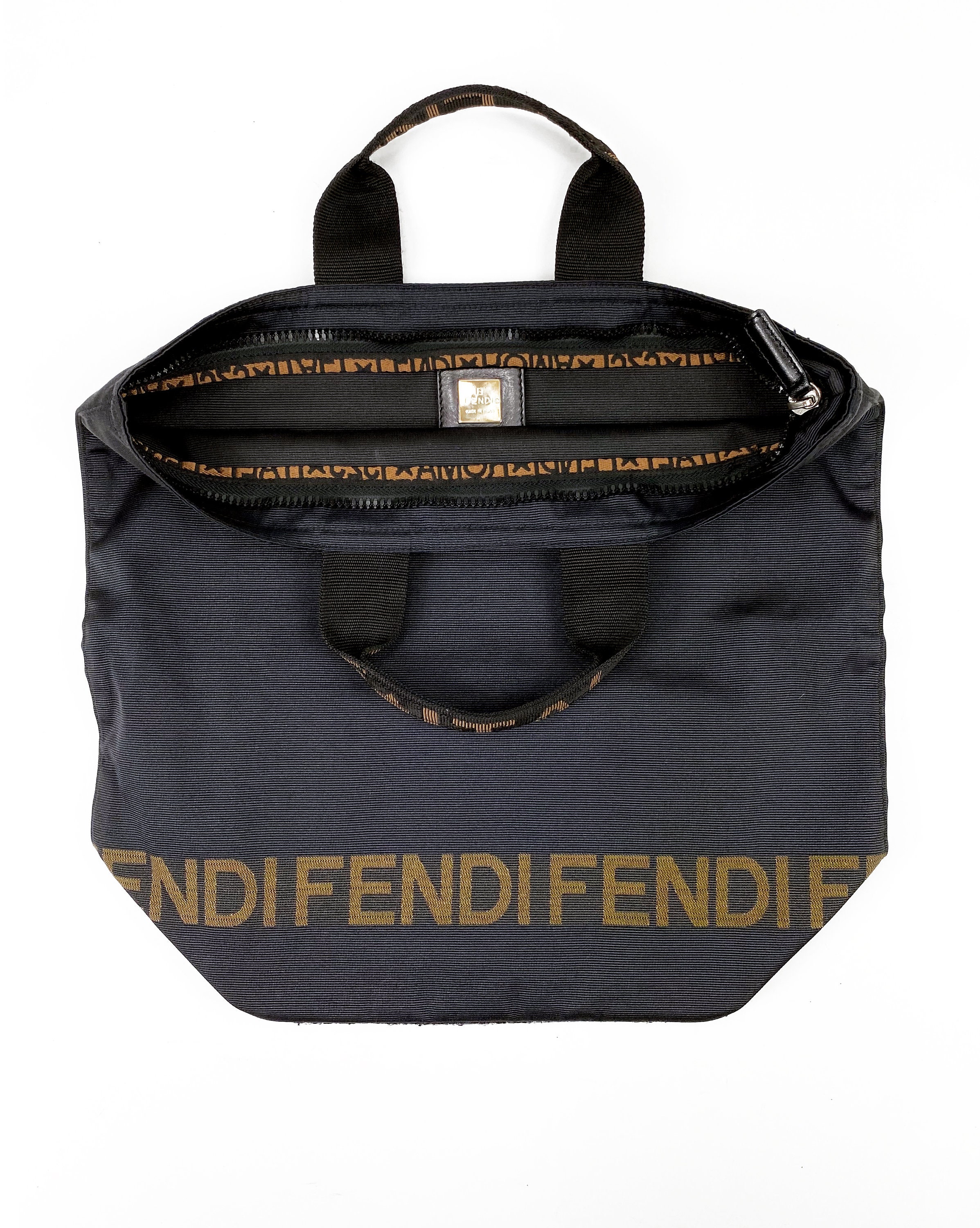 FENDI Black Logo Lui Tote · VERGLE