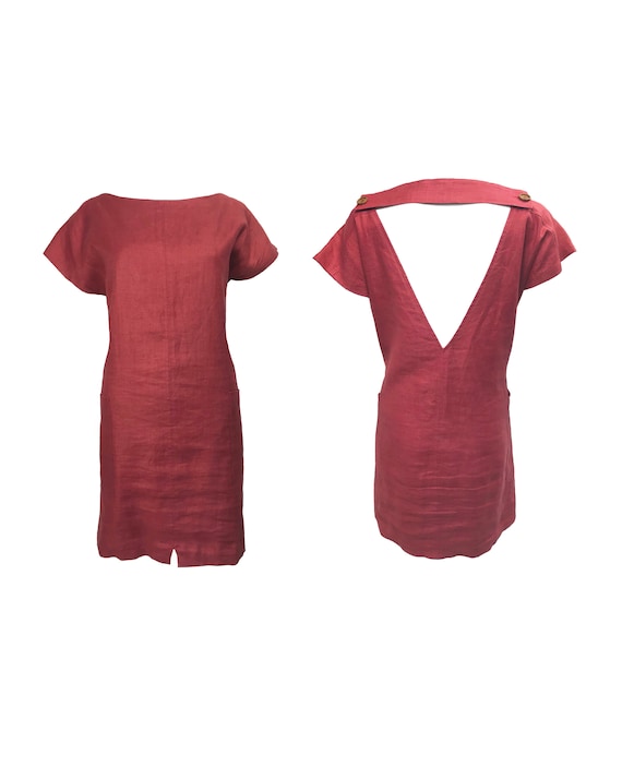 YVES SAINT LAURENT Vintage 1980s Tunic Dress Ysl R