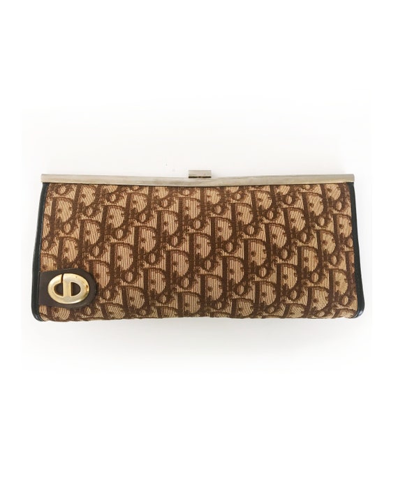 dior cloth clutch bag