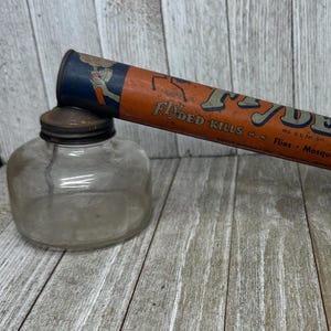 Vintage FlyDed Sprayer, Vintage Insect Sprayer with Original Bottle, Vintage Decor, Vintage Garden, Farmhouse Vintage