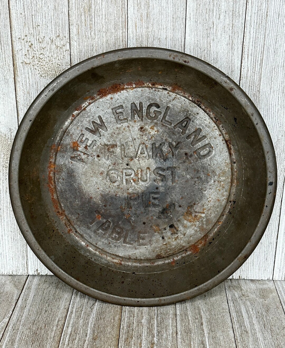 Vintage Table Talk Pie Tin Vintage Table Talk Vintage Pie Etsy