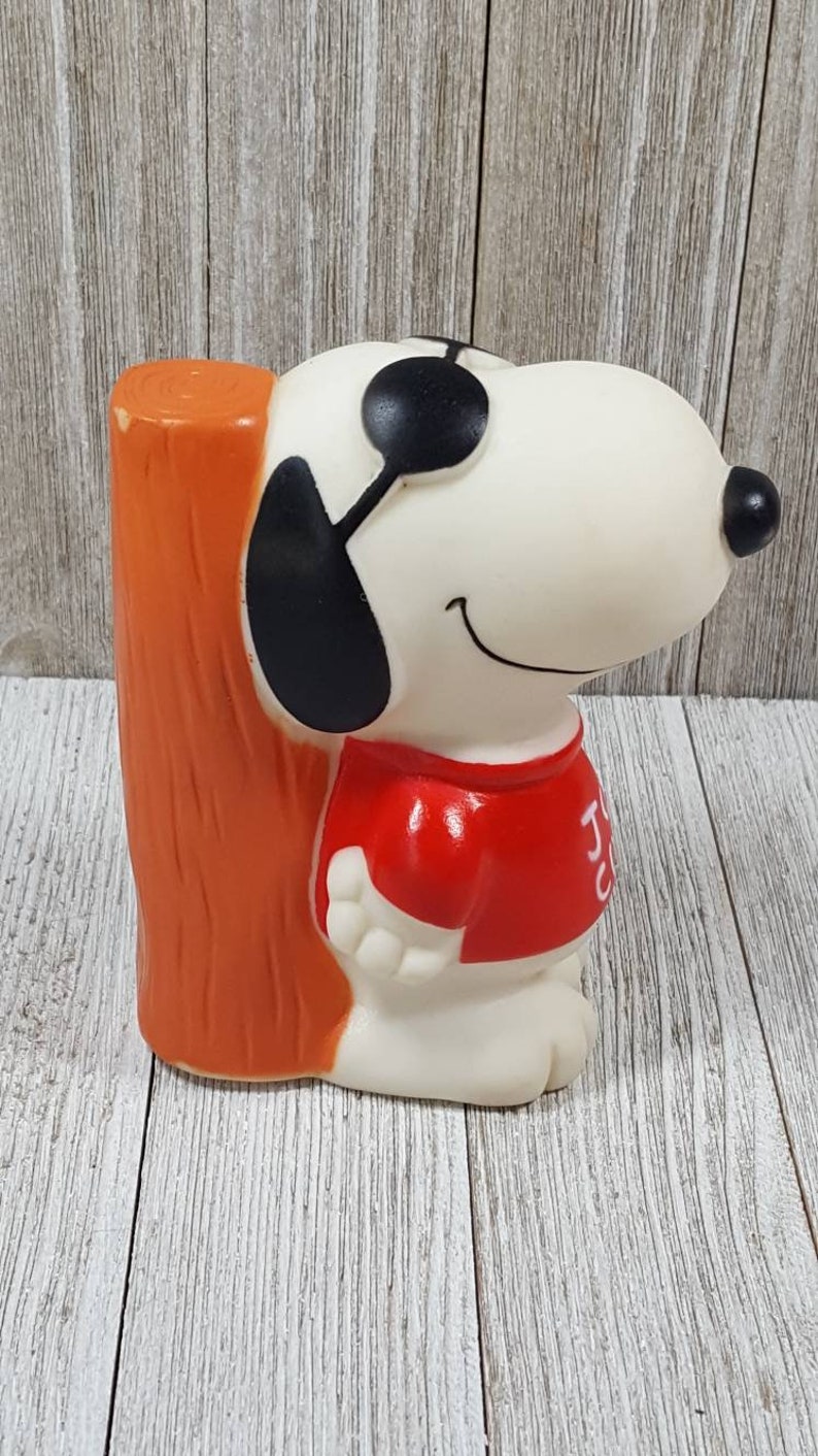 Joe Cool Squeak Toy Peanuts Snoopy Vintage Snoopy Toy | Etsy