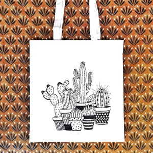 Einkaufstasche Kaktus - Tragetaschen - Boho-Tasche - Geschenk für Frauen - Mexiko