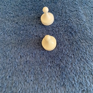 Vintage Clue Board Game Replacement White Token