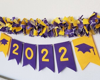 Order ANY COLORS 2024 Graduation Decoration, 2024 Graduation Garland and Banner Set, 2024 Graduation Party Custom Colors