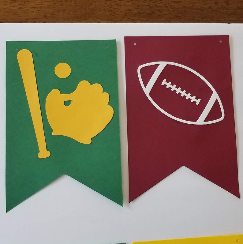 CUSTOM Birthday Cardstock Banner Birthday Party Decoration Etsy