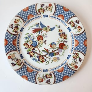 CHINA GARDEN 10.25&quot; Porcelain Dinner Plate by Fine China Of Japan