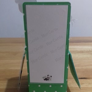personalised Panda Birthday Pop Up Box Card image 5