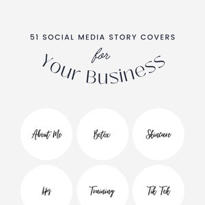 51 Editable Instagram Story Highlight Covers|Nurse Injectors|Botox and Lip Fillers