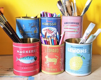 Set Of Two Retro Storage Tins