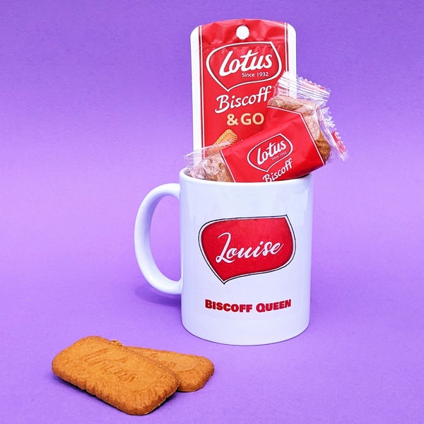 Personalised Lotus Biscoff Mug Giftset