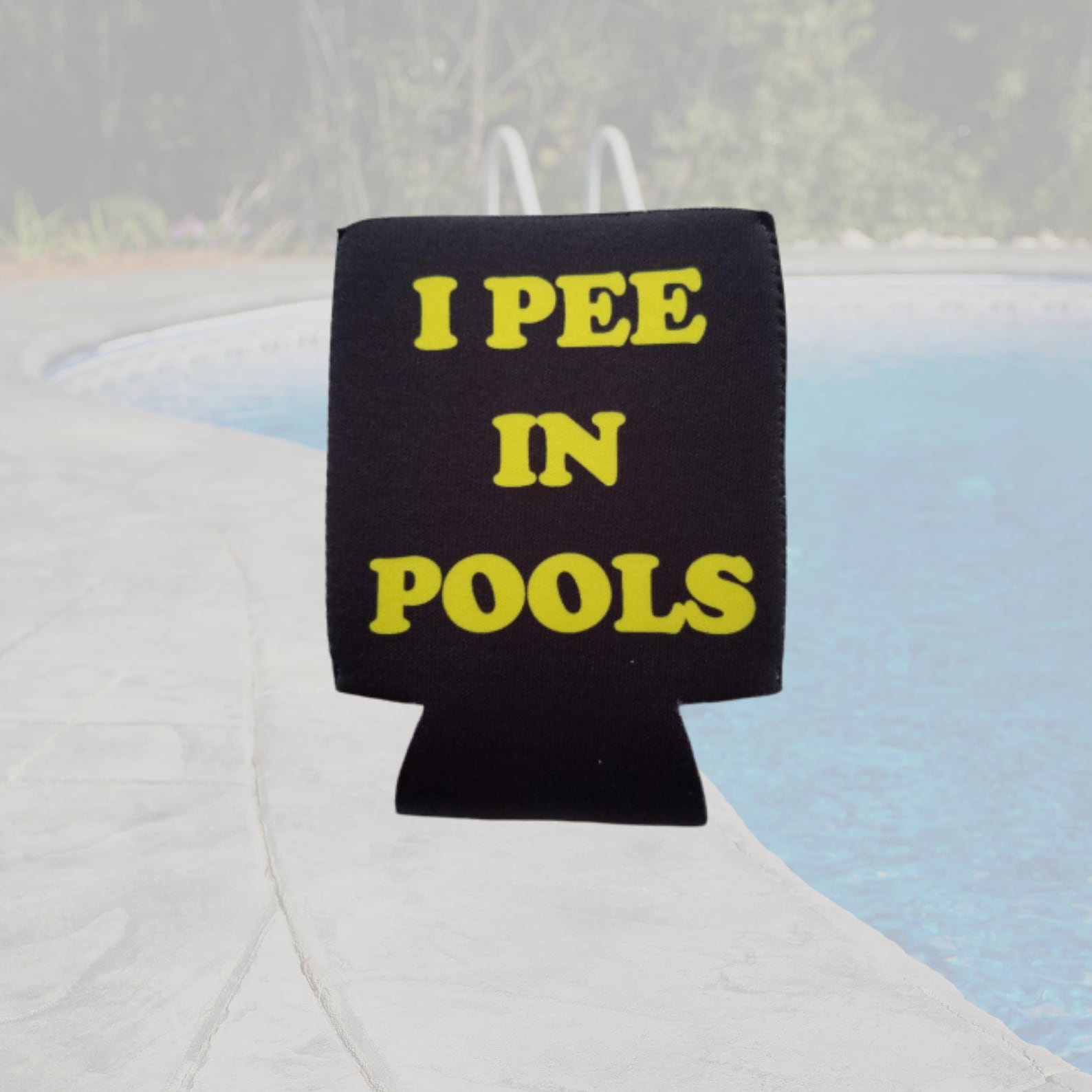 Funny Can Cooler I Pee in Pools Can Cooler Hilarious Gag Gift Funny