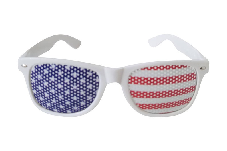 USA Sunglasses Patriotic Shades Red White and Blue - Etsy Israel