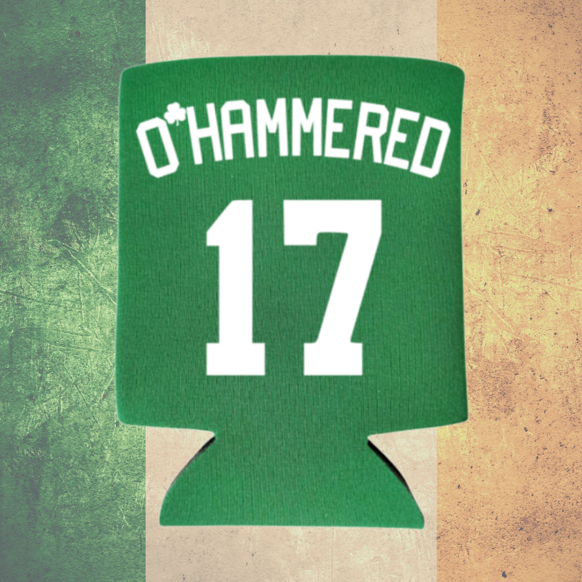 St. Patrick's Day Coolie-Set – 3 Dosenkühler Mit Sprüchen 'O’Tipsy, O’Wasted, O’Hammered' Für Partys