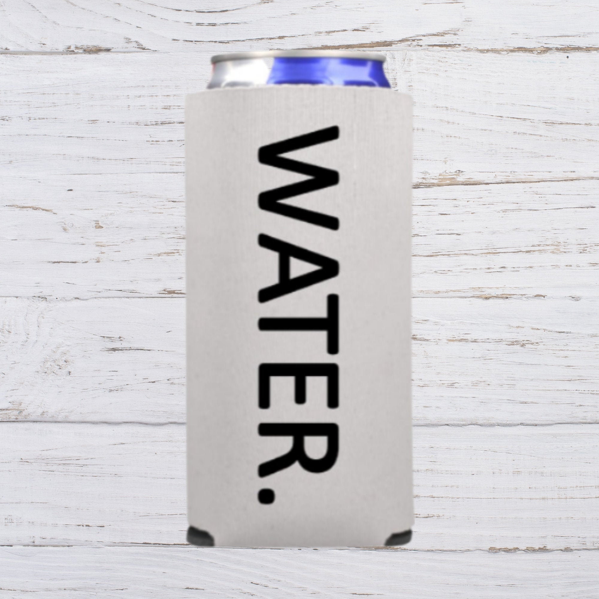 Funny Slim Can Cooler WATER. Funny Spiked Seltzer Drink Etsy